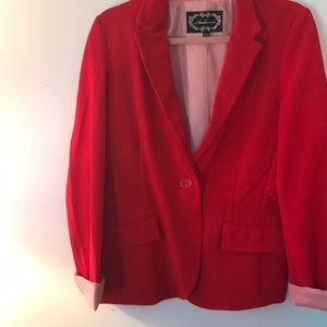 Light weight red blazer